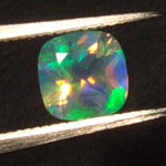 Antique Cushion Cut Crystal Opal