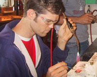 brazing gold wedding rings