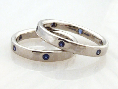 Sapphire Wedding Rings