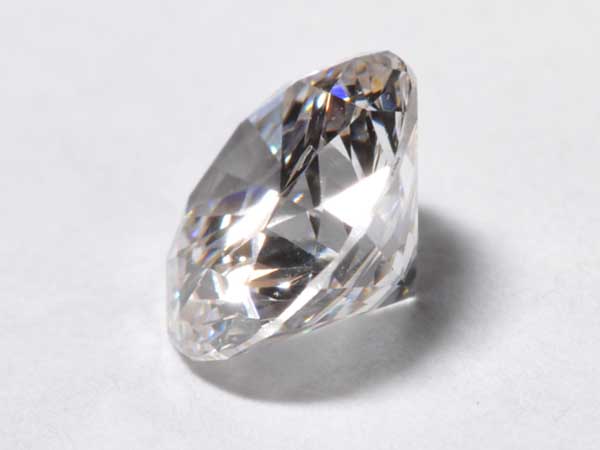 White Lab-Created Diamond